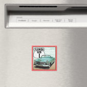 Aimant Floride US Route 1 - L'Atlantic Highway (In Situ (Lave-vaisselle))