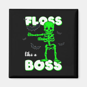 Aimant Floss Like A Boss Skeleton Halloween Boys Girls Ki