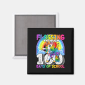 Aimant Flossing through the 100 Days of School Flossing U (Recto/Verso)