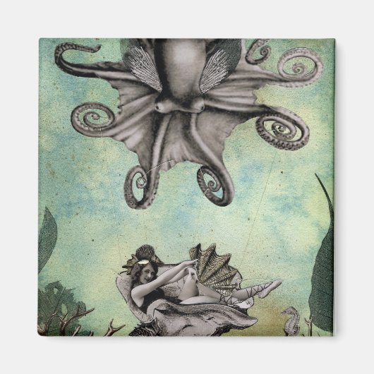 Aimant flottant de pieuvre (Devant)