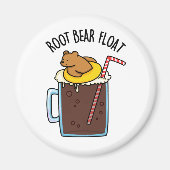Aimant Flotte de l'ours racine Funny Root Beer Pun (Devant)