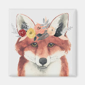 Aimant Flower Crown Forester Fox (Devant)