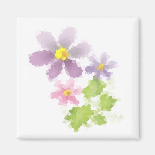 Aimant Flower mosaic (Devant)
