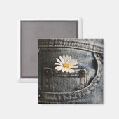 Aimant Flowers (homonymie) | Daisy in Jeans Pocket (Recto/Verso)