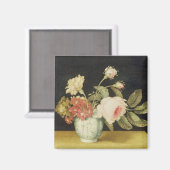 Aimant Flowers in a Delft Jar (Recto/Verso)