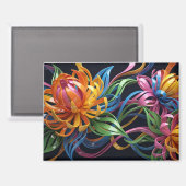 Aimant Flowers made of light (Recto/Verso)