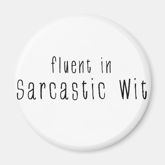 Aimant Fluent En Sarcastique Avec (Devant)