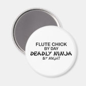 Aimant Flute Chick Deadem Ninja par nuit (Recto/Verso)