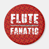 Aimant Flute Fanatique (Devant)
