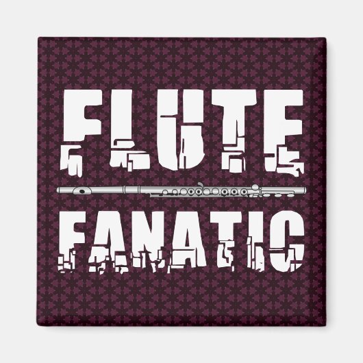 Aimant Flute Fanatique (Devant)