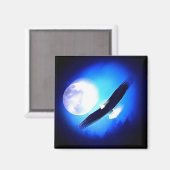 Aimant Flying Eagle & Moon (Recto/Verso)