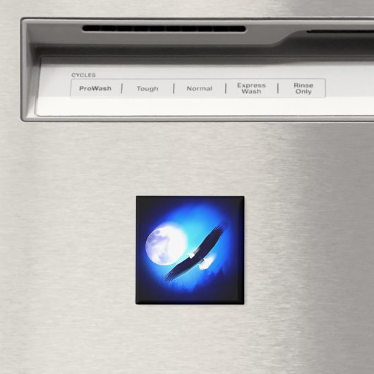 Aimant Flying Eagle & Moon (In Situ (Lave-vaisselle))