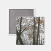 Aimant Foggy Fall en Pennsylvanie Automne Nature (Recto/Verso)