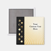 Aimant Foi internationale (Recto/Verso)