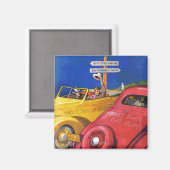 Aimant Foire mondiale ou buste (Recto/Verso)