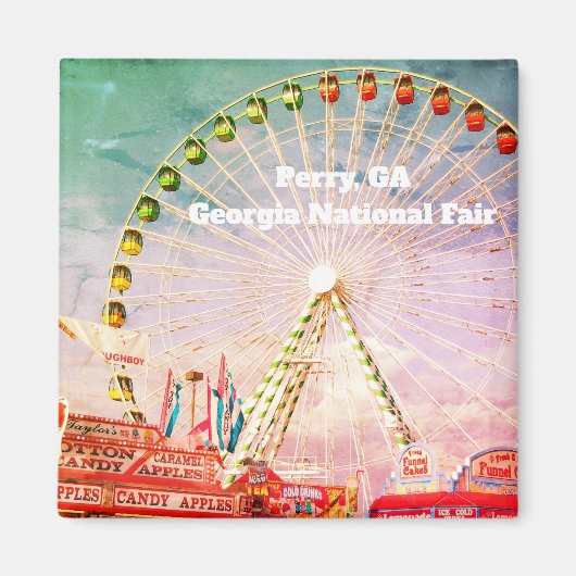 Aimant Foire nationale de Perry Georgia (Devant)