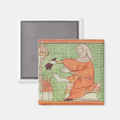 Aimant Fol.58r Février : Réchauffement par le feu (Recto/Verso)