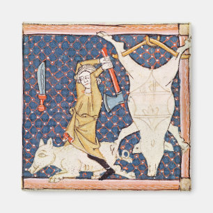 Aimant Fol.59v décembre : Porcs de massacre