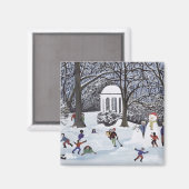 Aimant Folies de neige (Recto/Verso)