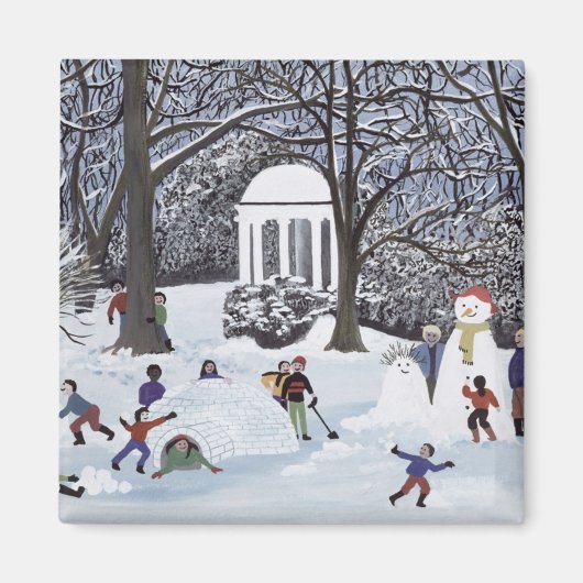 Aimant Folies de neige (Devant)