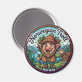 Aimant Folklore norvégien des trolls Norvège (Recto/Verso)