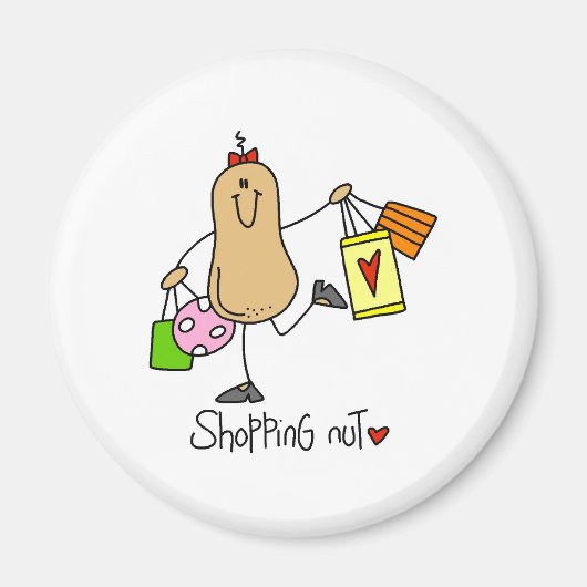 Aimant Folle de shopping (Devant)