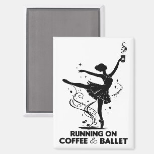 Aimant Fonctionne Au Café Et Prof De Ballet Drôle Danse