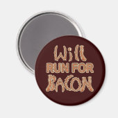 Aimant FONCTIONNERA POUR BACON Running Tee - shirts & Gea (Recto/Verso)