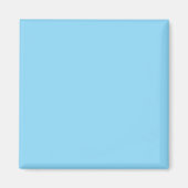 Aimant Fond bleu clair uni de couleur uniforme (Devant)