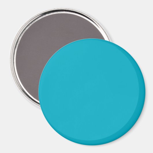 Aimant Fond bleu vif uni avec une texture lisse (Recto/Verso)