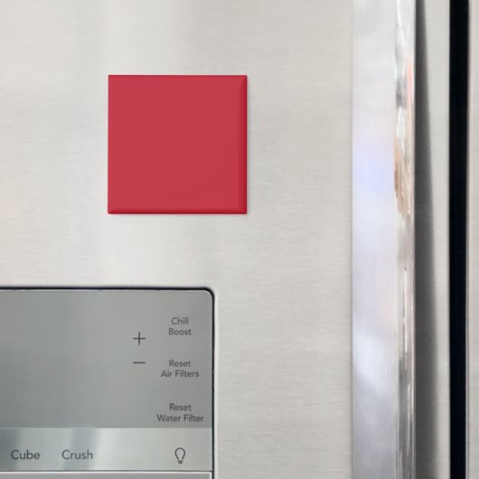 Aimant Fond Rouge Foncé (In situ (réfrigérateur))