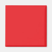Aimant Fond uni rouge solide (Devant)