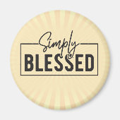 Aimant Fondée simplement sur la croyance bénie (Devant)