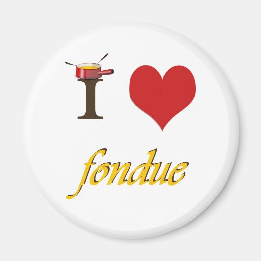 Aimant Fondue cardiaque (Devant)
