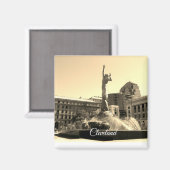 Aimant Fontaine de Cleveland (Sepia) (Recto/Verso)