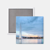 Aimant Fontaine de Genève, Suisse (Recto/Verso)
