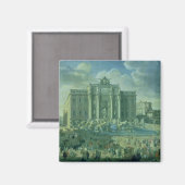 Aimant Fontaine de Trevi à Rome, 1753-56 (Recto/Verso)