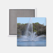Aimant Fontaine sur un lac (Recto/Verso)