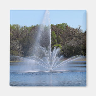 Aimant Fontaine sur un lac