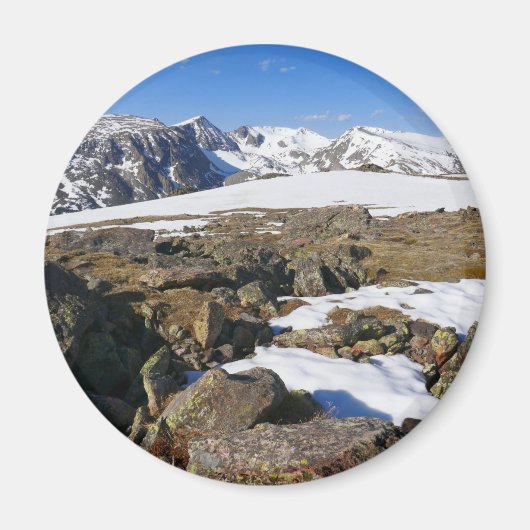 Aimant Fonte de neige dans les montagnes Rocheuses (Devant)