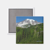 Aimant Fonte glaciaire au mont Rainier (Recto/Verso)