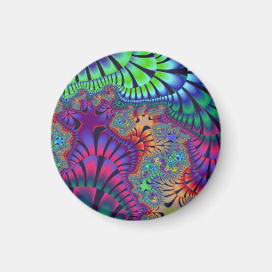 Aimant Fonte verte et violette