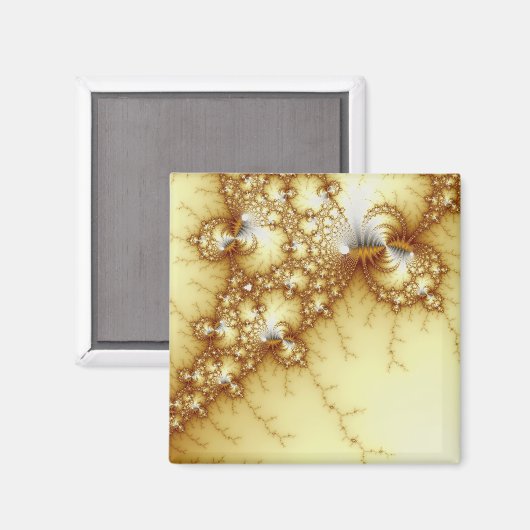 Aimant Fools Gold - Art Fractal (Recto/Verso)