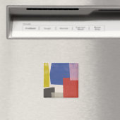 Aimant Foolscap - Colorblocs modernes (In Situ (Lave-vaisselle))