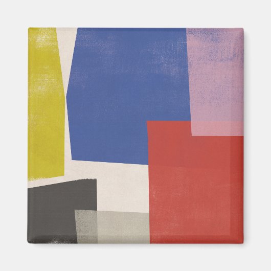 Aimant Foolscap - Colorblocs modernes (Devant)