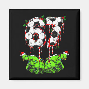 Aimant Football 67 Six Seven Drôle Gen Alpha Meme Drip Ch