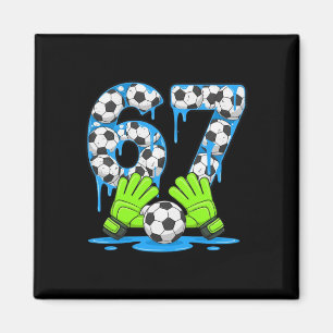 Aimant Football 67 Six Seven Génération Alpha Mème Dégoul