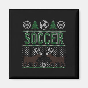 Aimant Football au pull de Noël laid