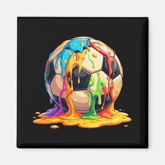 Aimant Football Byll Couleur Crème Drip Jeunesse Drip Foo (Devant)