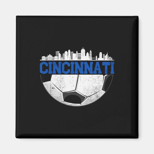 Aimant Football de Cincinnati dévasté Cincy nati (Devant)